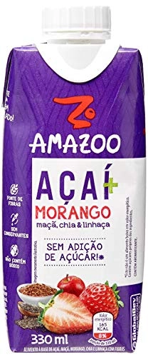 Acai Amazoo C/mor/chia E Linhaca 330ml