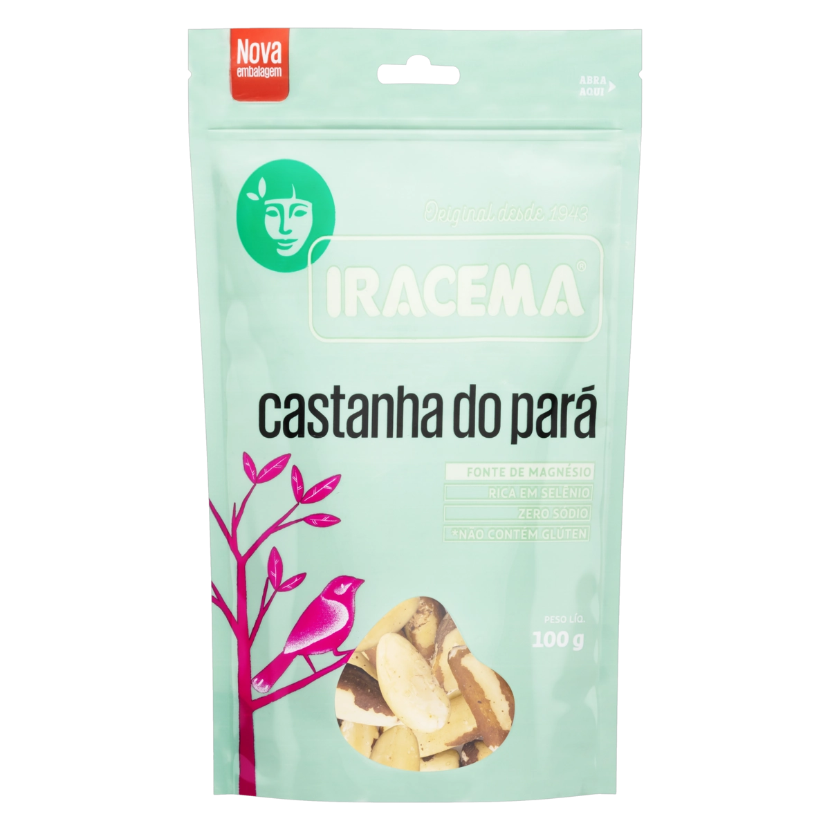 Castanha Do Pará Zero Sódio Iracema Pouch 100g