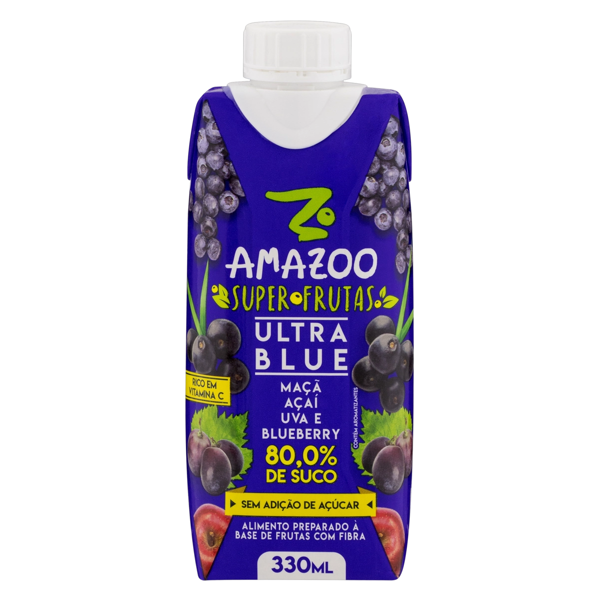 Bebida Ultra Blue Amazoo Super Frutas Caixa 330ml