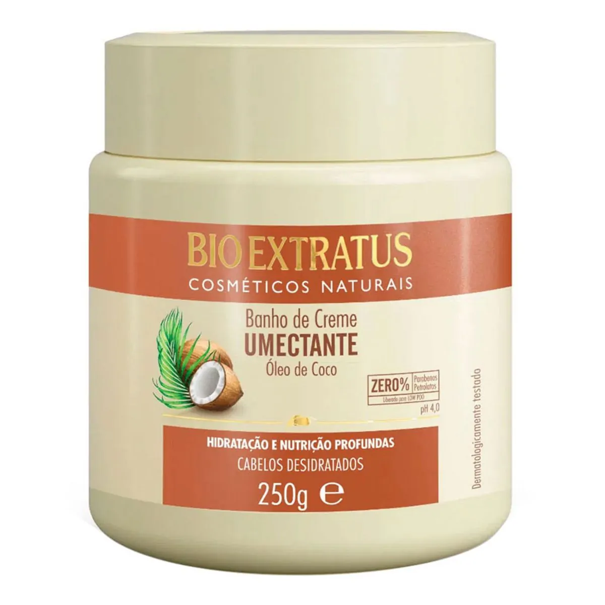 Creme de Tratamento umectante Óleo de Coco Bio Extratus 250G