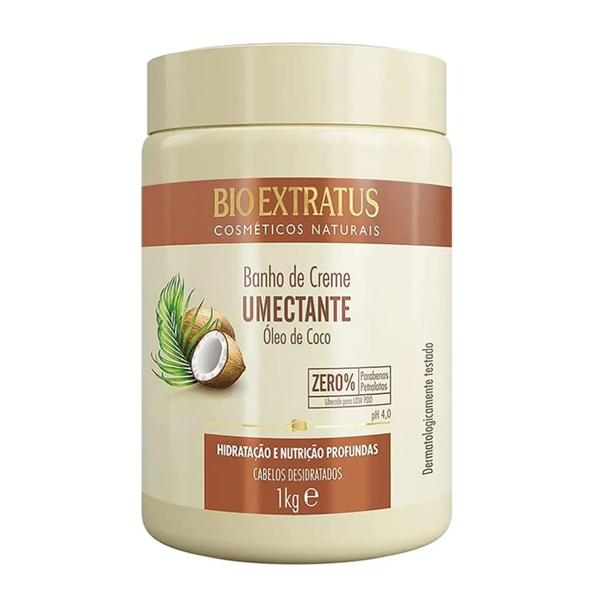 Creme de Tratamento umectante Óleo de Coco Bio Extratus 1Kg