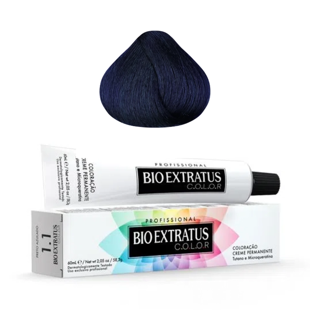 Tintura Bio Extratus Color Preto Azulado 1.1