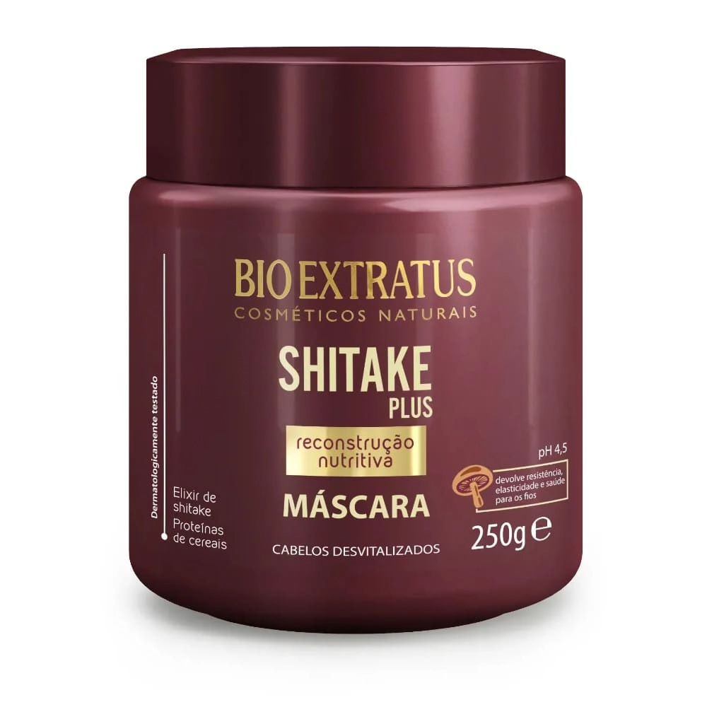 Creme/mascara Tratamento Bioextratus Shitake Plus 230g