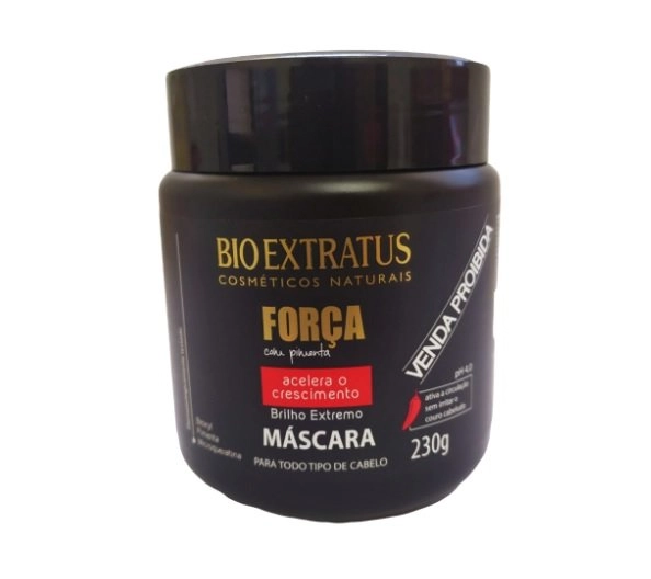 Mascara De Tratamento Bioextratus Forca Com Pimenta 250g