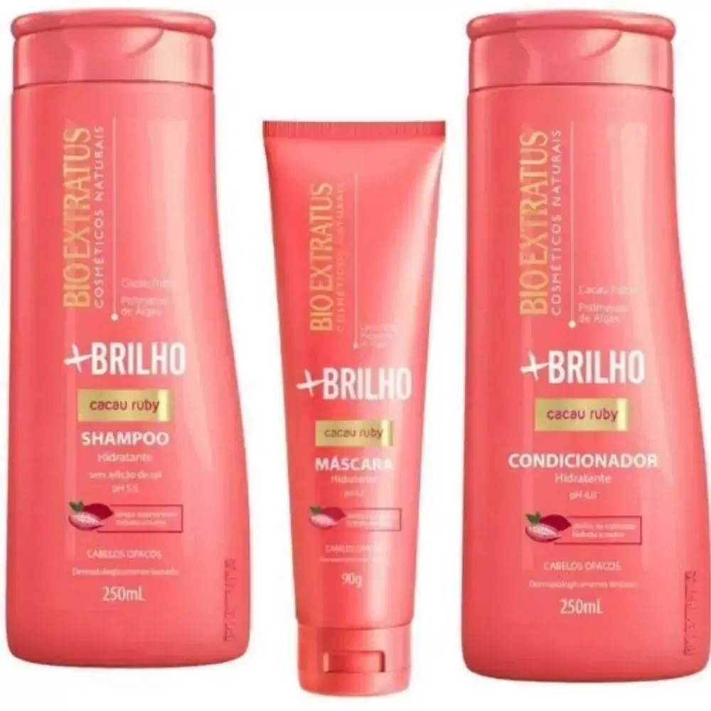 Bio Extratus Mais Brilho - Shampoo+Condicionador 250ml+Mascara 90g