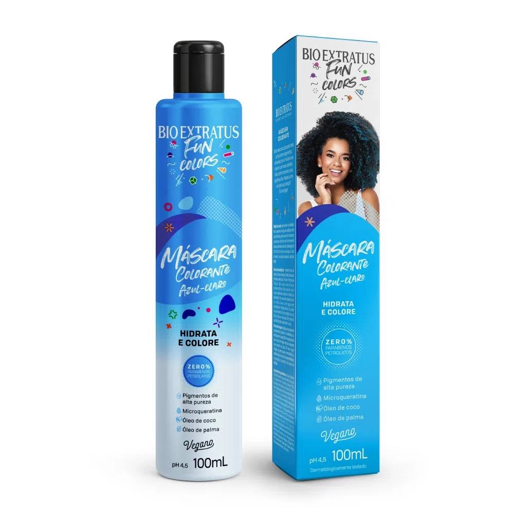 Masc Colorante Fun Colors Azul 100ml