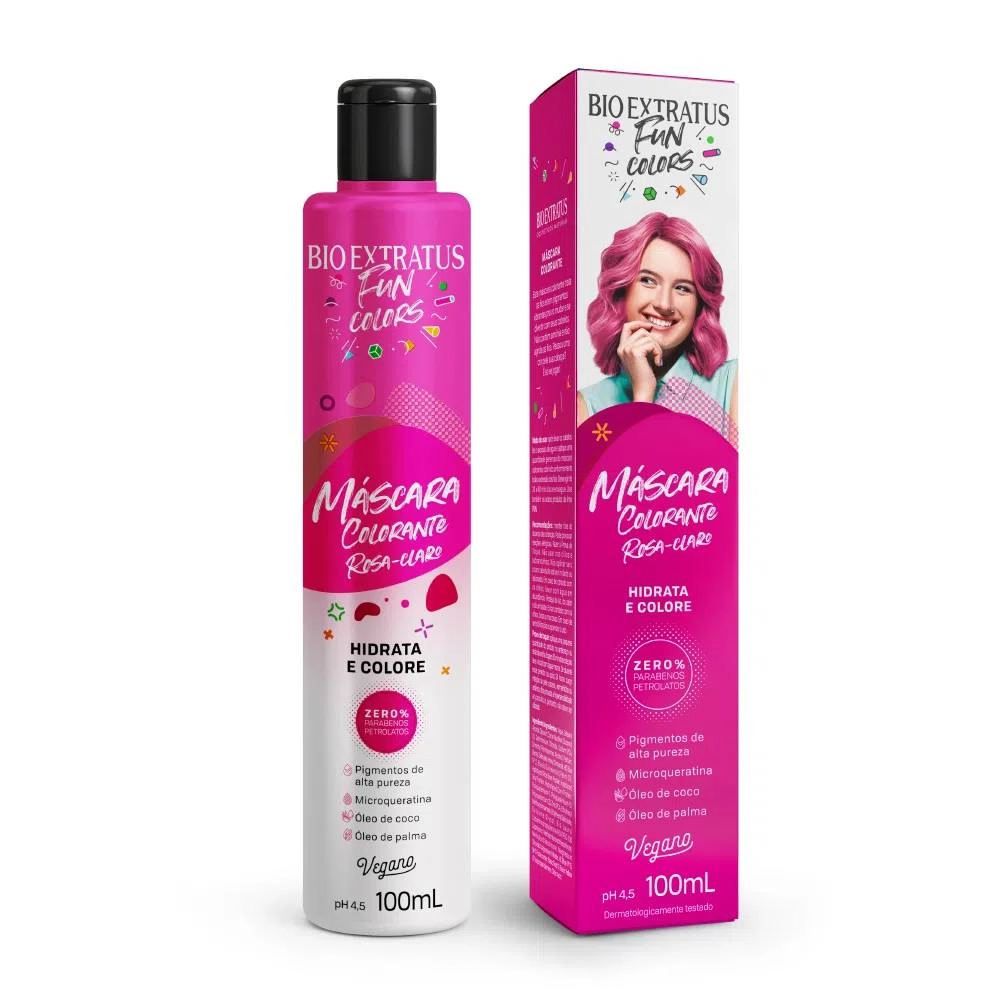 Bioextratus Fun Colors Mascara Rosa Claro 100ml