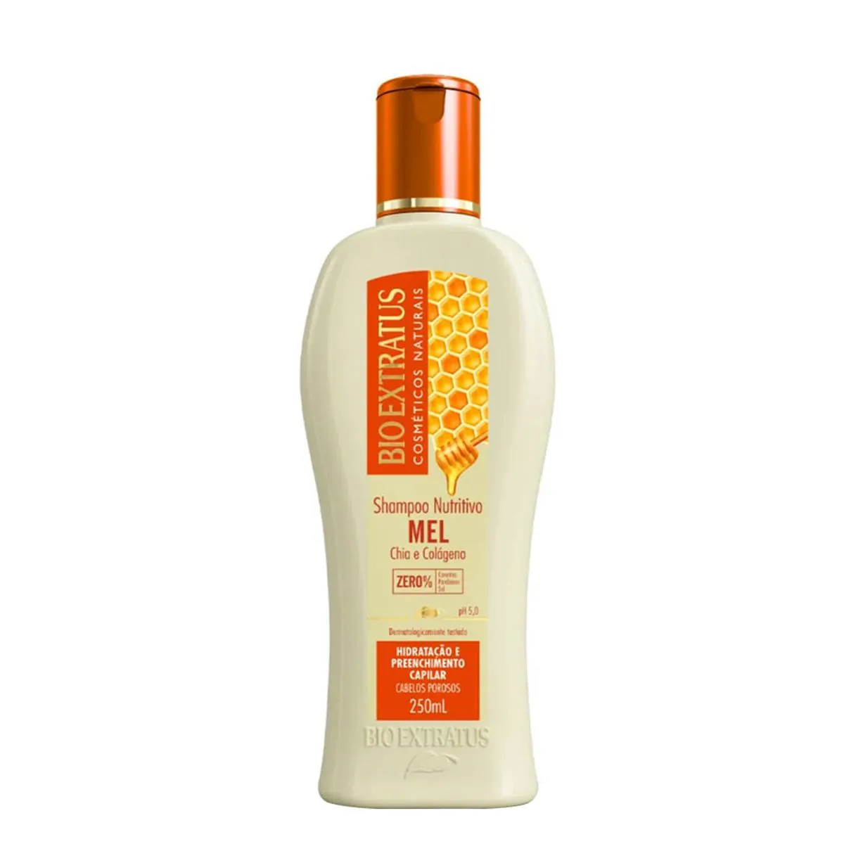 Bio Extratus Shampoo Nutritivo Mel Cabelo Hidratação 250ml