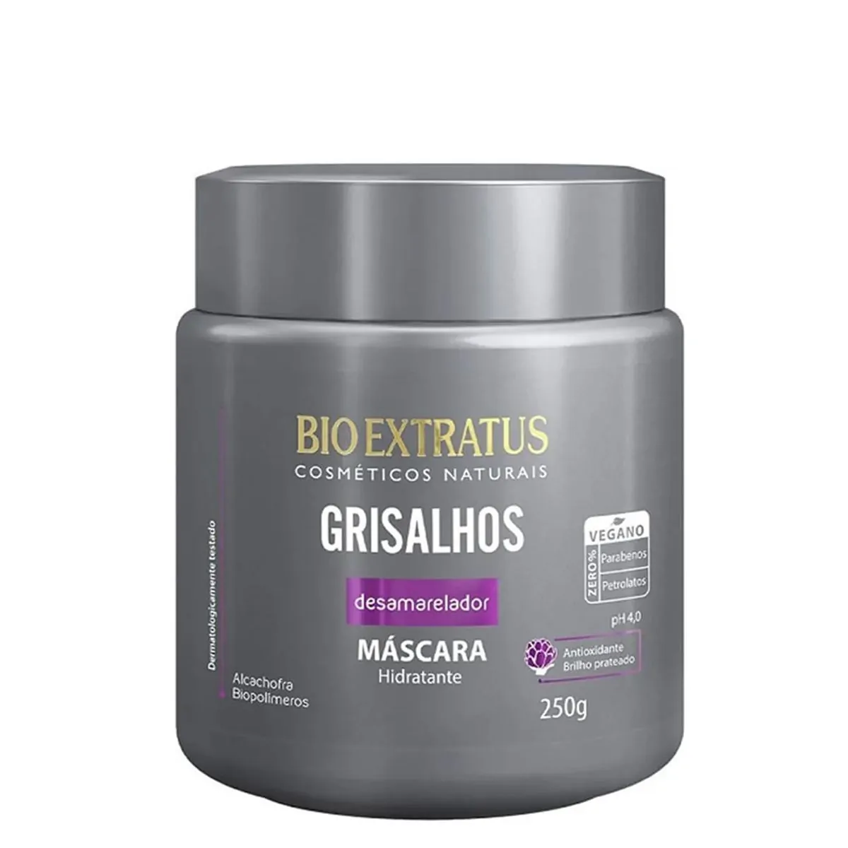Mascara Grisalhos Desamarelador 250g Bio Extratus