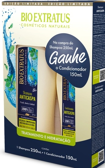 Kit Bio Extratus Sh Cond Anticaspa 1un