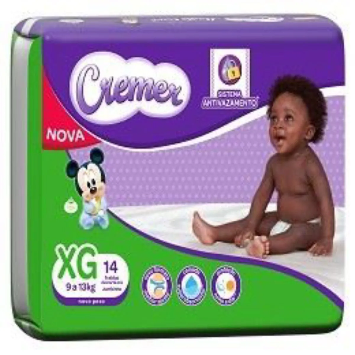 Fralda Descartável Infantil Cremer Magic Care Xg Pacote 14 Unidades
