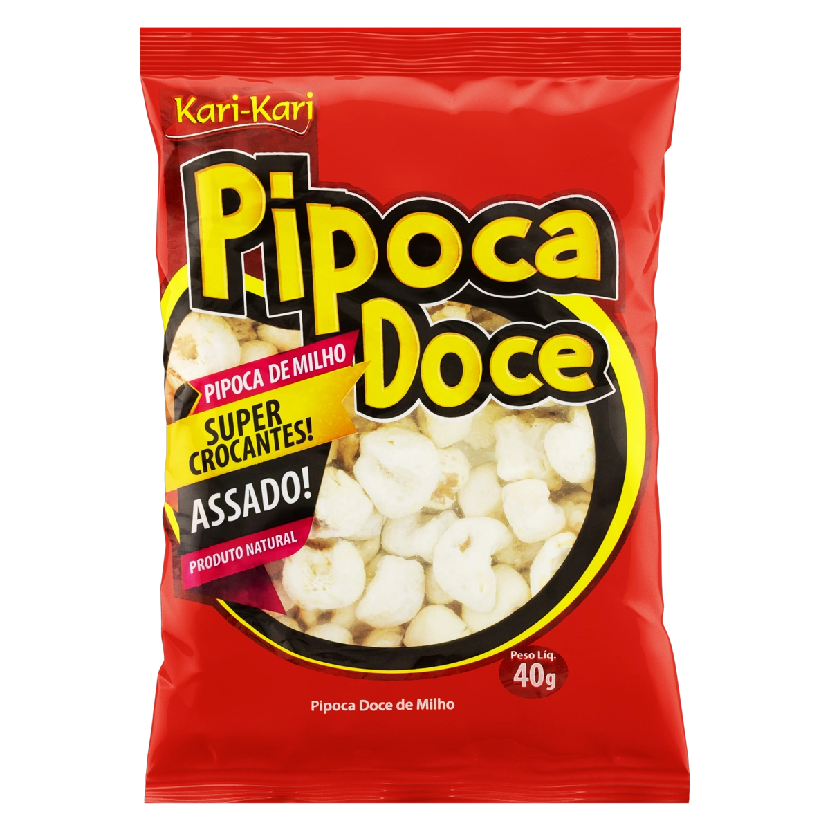 Pipoca Pronta Doce Kari Kari Pacote 40g