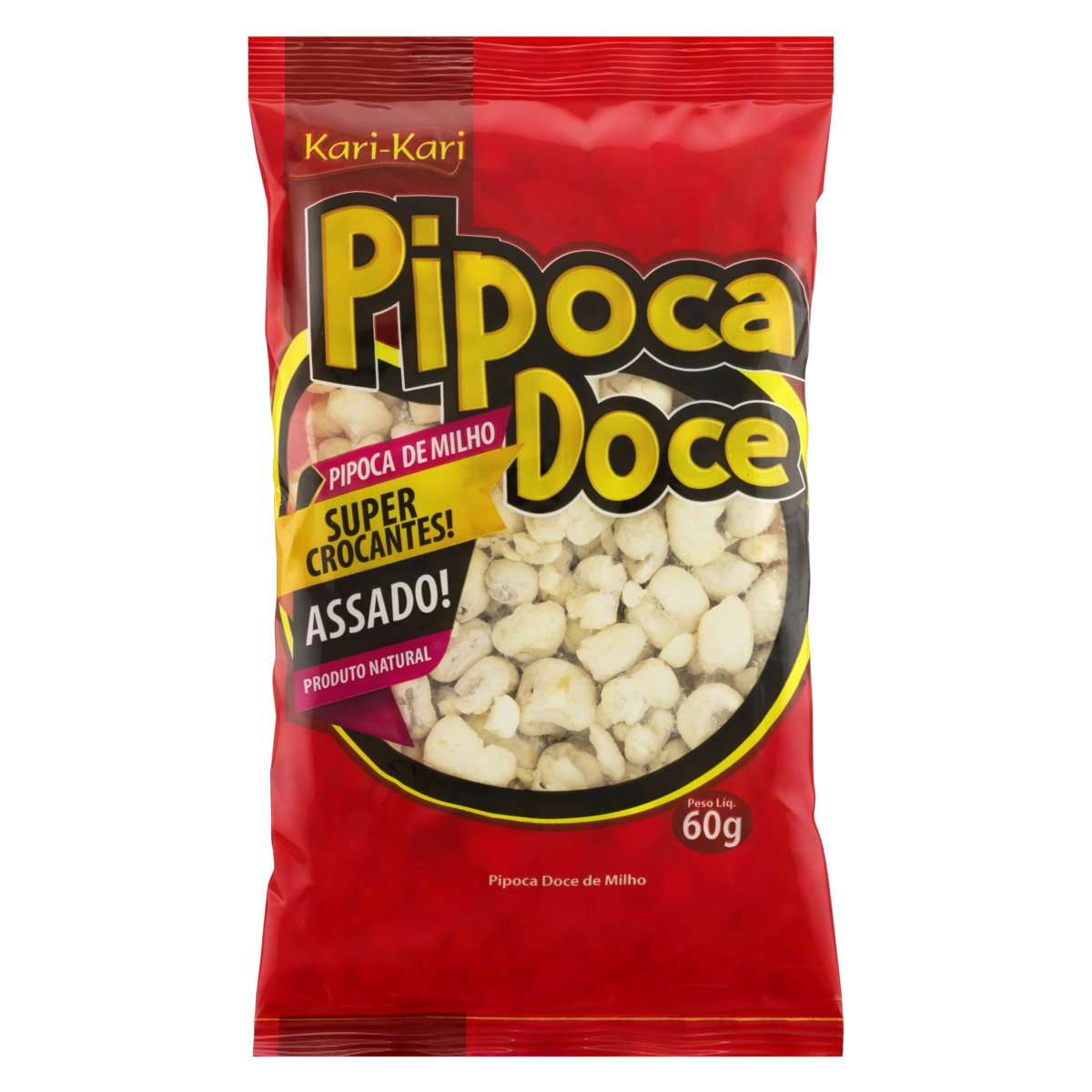 Pipoca Pronta Doce Kari Kari Pacote 60g
