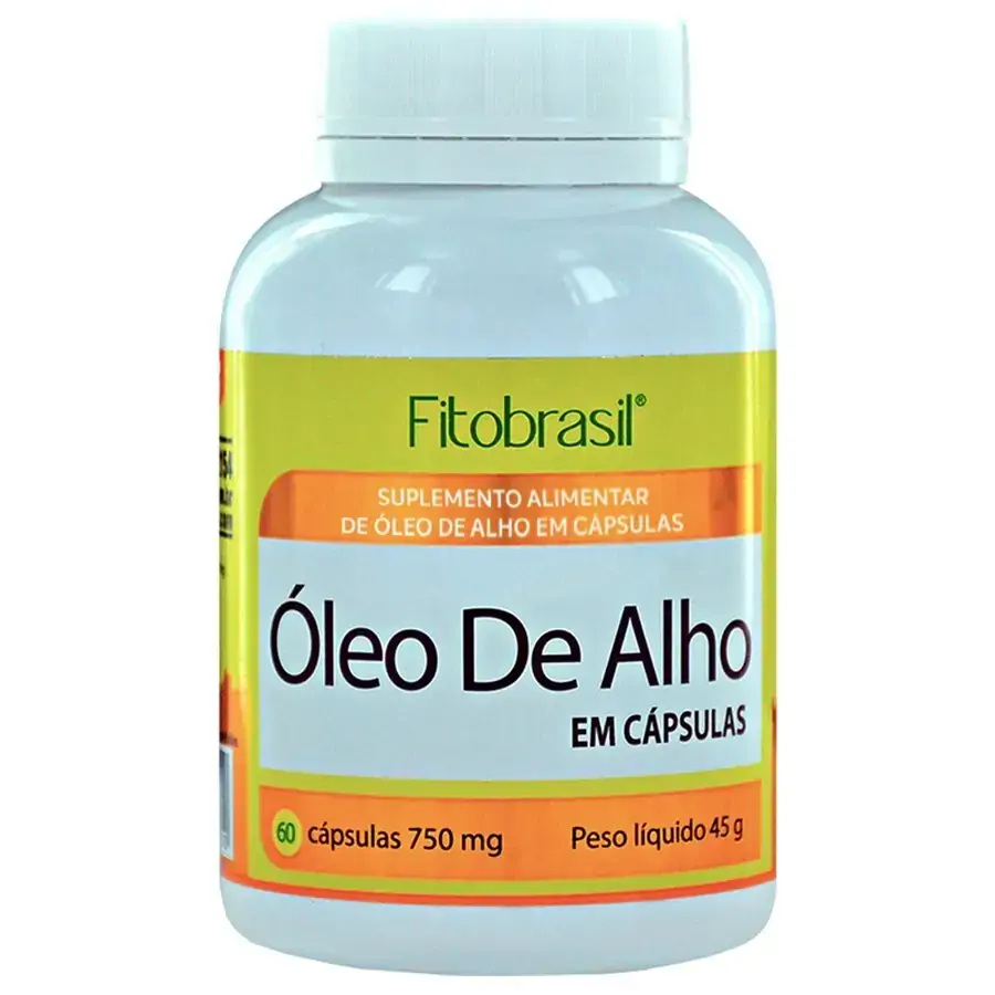 óleo De Alho 250mg 60 Cáps Codigo Barras