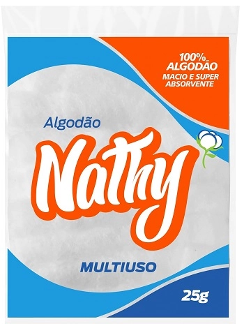 Algodao Nathalya Rolo Hidrofilo 25g