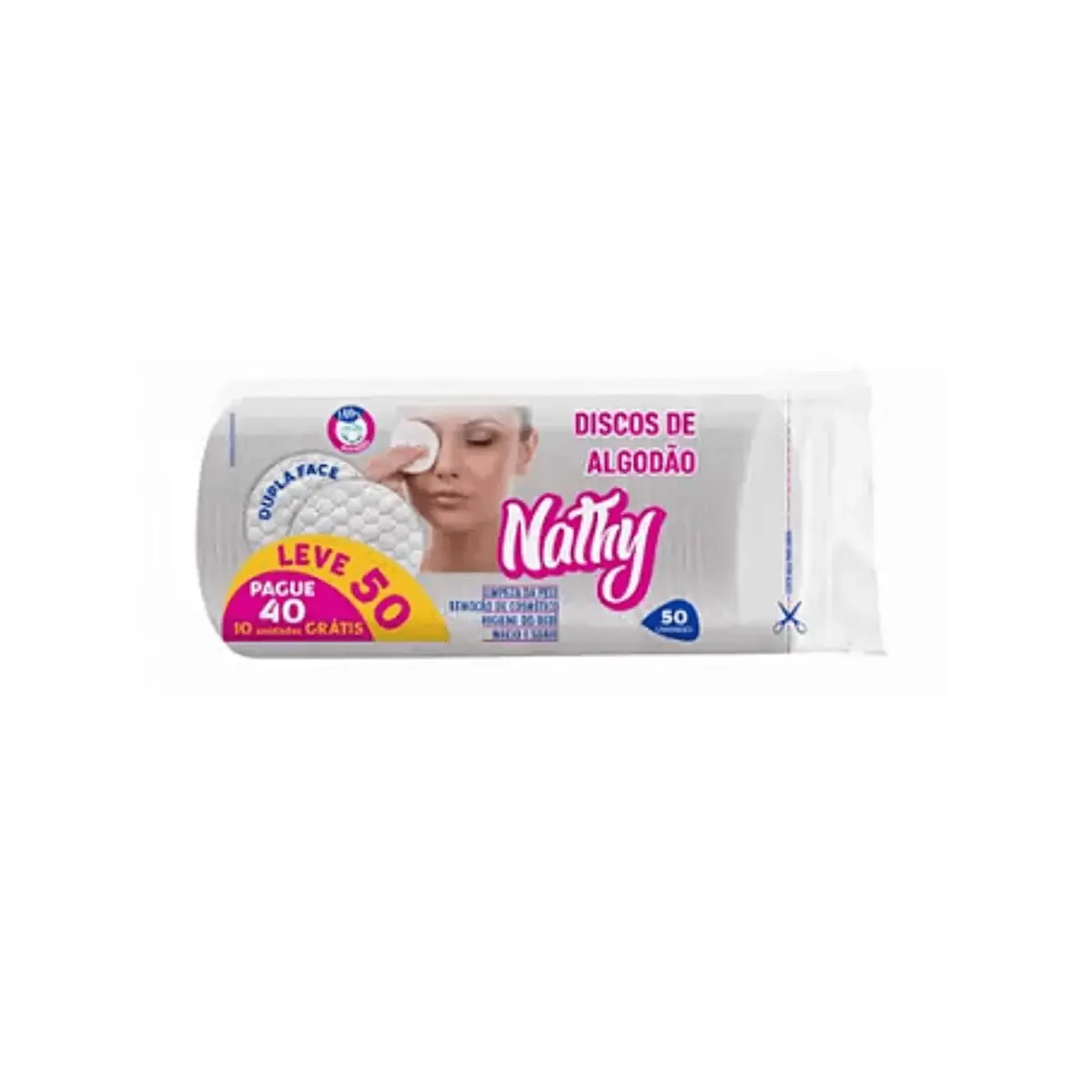 Algodao Nathy Disco Pct 50 Und