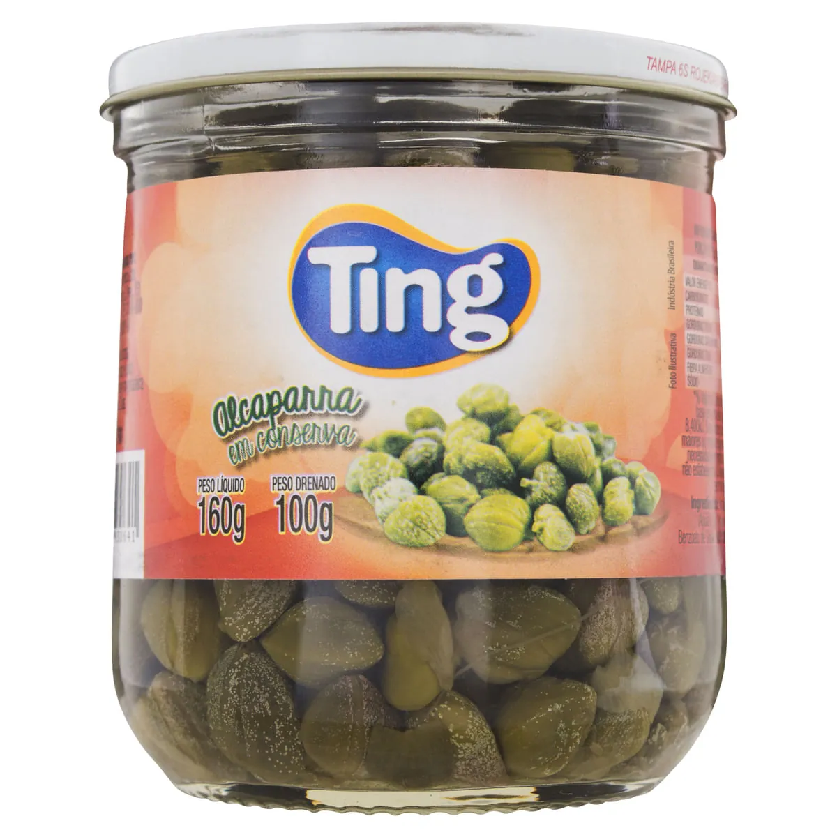 Alcaparra, em Conserva, Ting 100g
