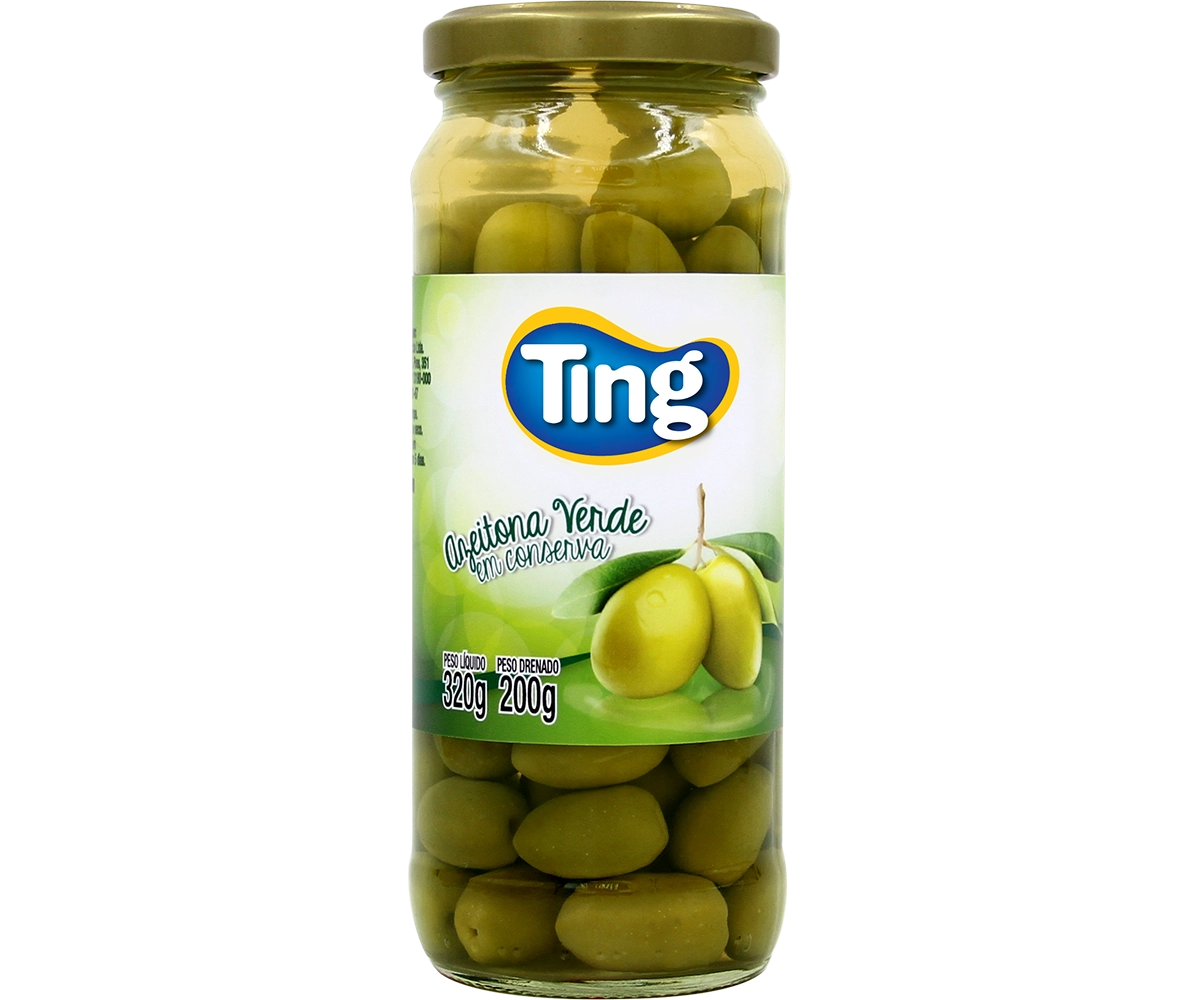Azeitona Ting Verde Vidro