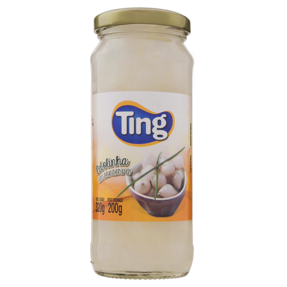 Cebolinha Em Conserva Ting Vidro 200g