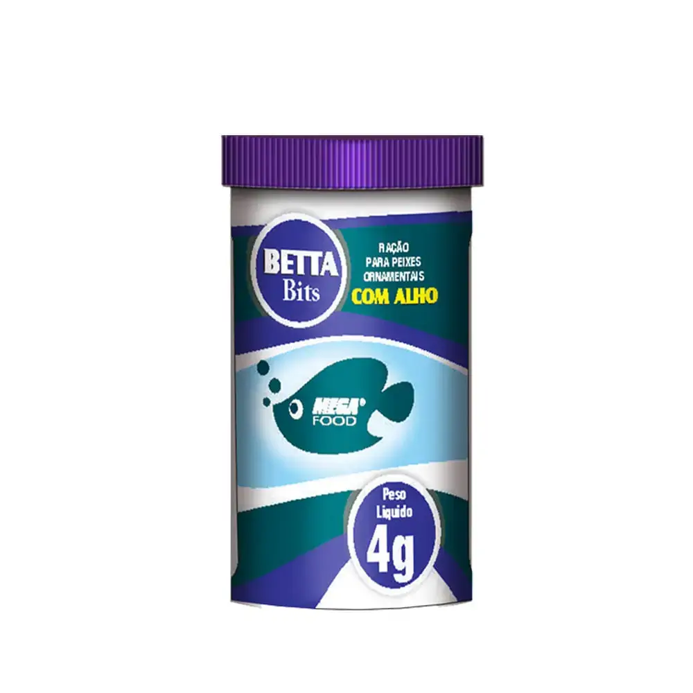 Ração Mega Food Betta Bits 4gr