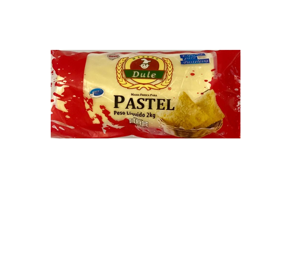 Massa Pastel Dule Rolo 2kg