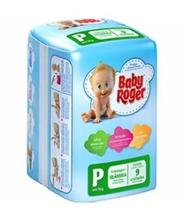 Fralda Infantil P Com 26 Unidades Baby Roger