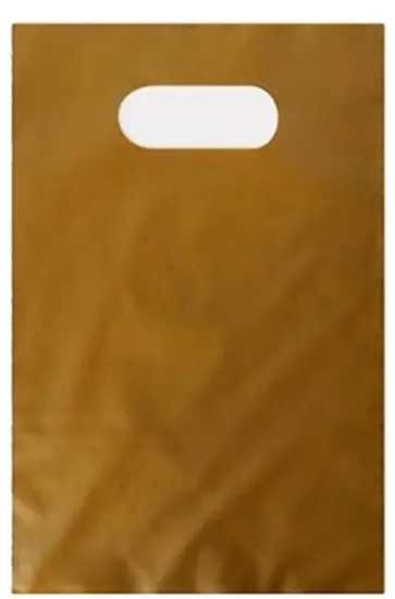 Sacola Plastica Ouro 15x20cm C/50un Segplast