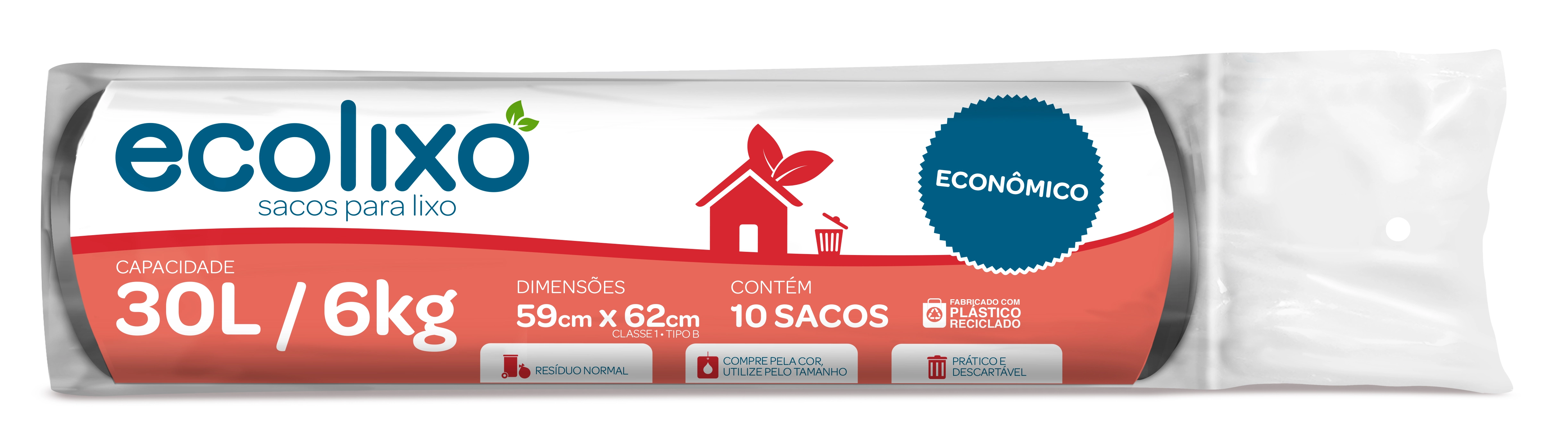 Saco P/ Lixo Ecolixo 30l