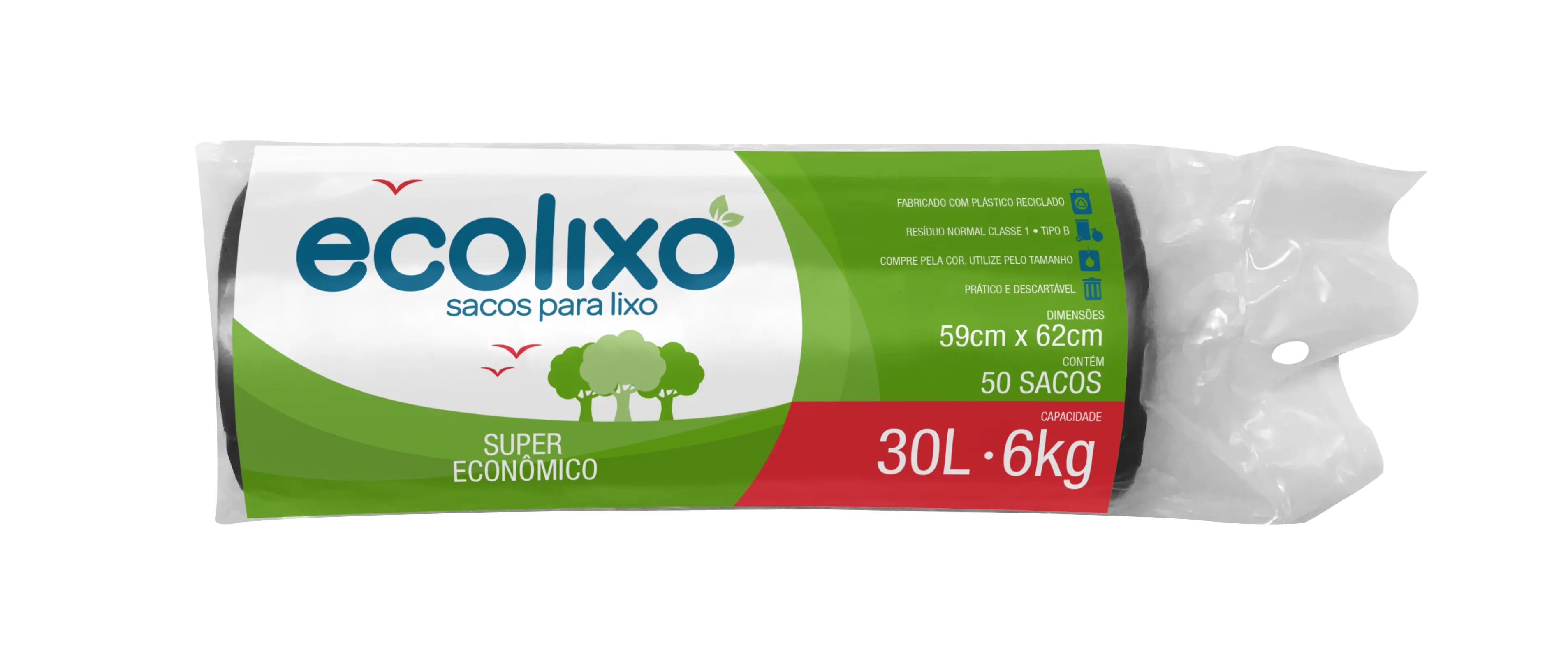 Saco Lixo Eco Lixo 30lt