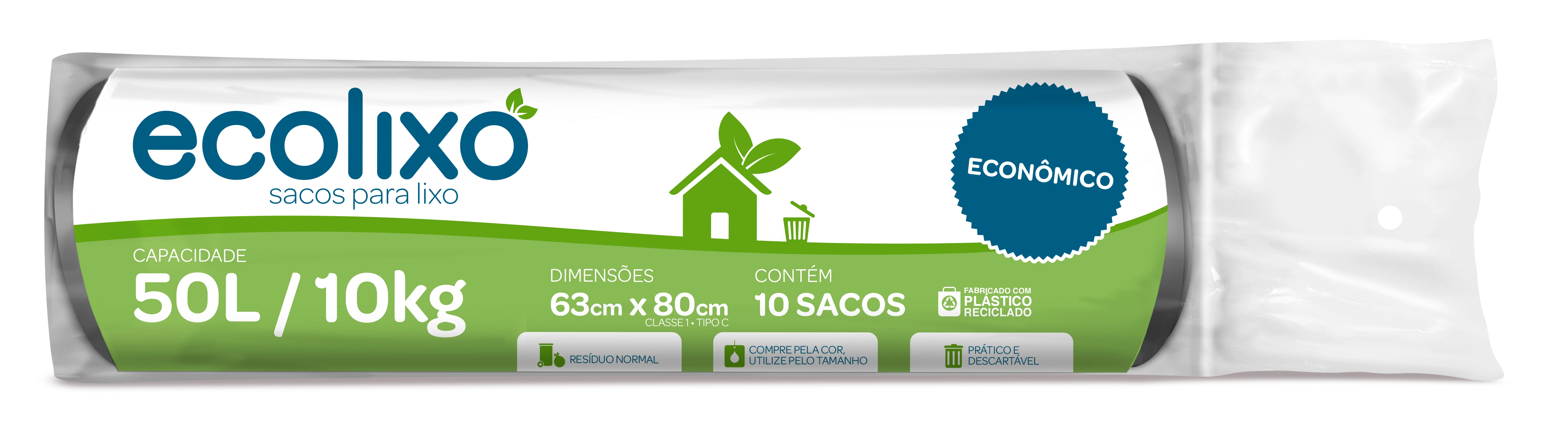 Saco Lixo Eco Lixo 50 C20 Und