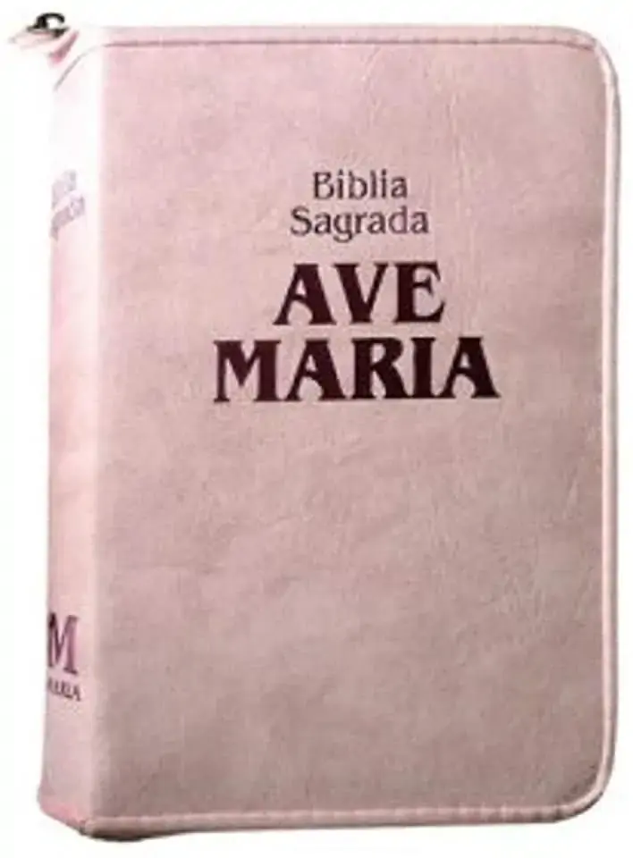 Biblia Strike Media Ziper Rosa 300g Editora Acao Social Claretiana