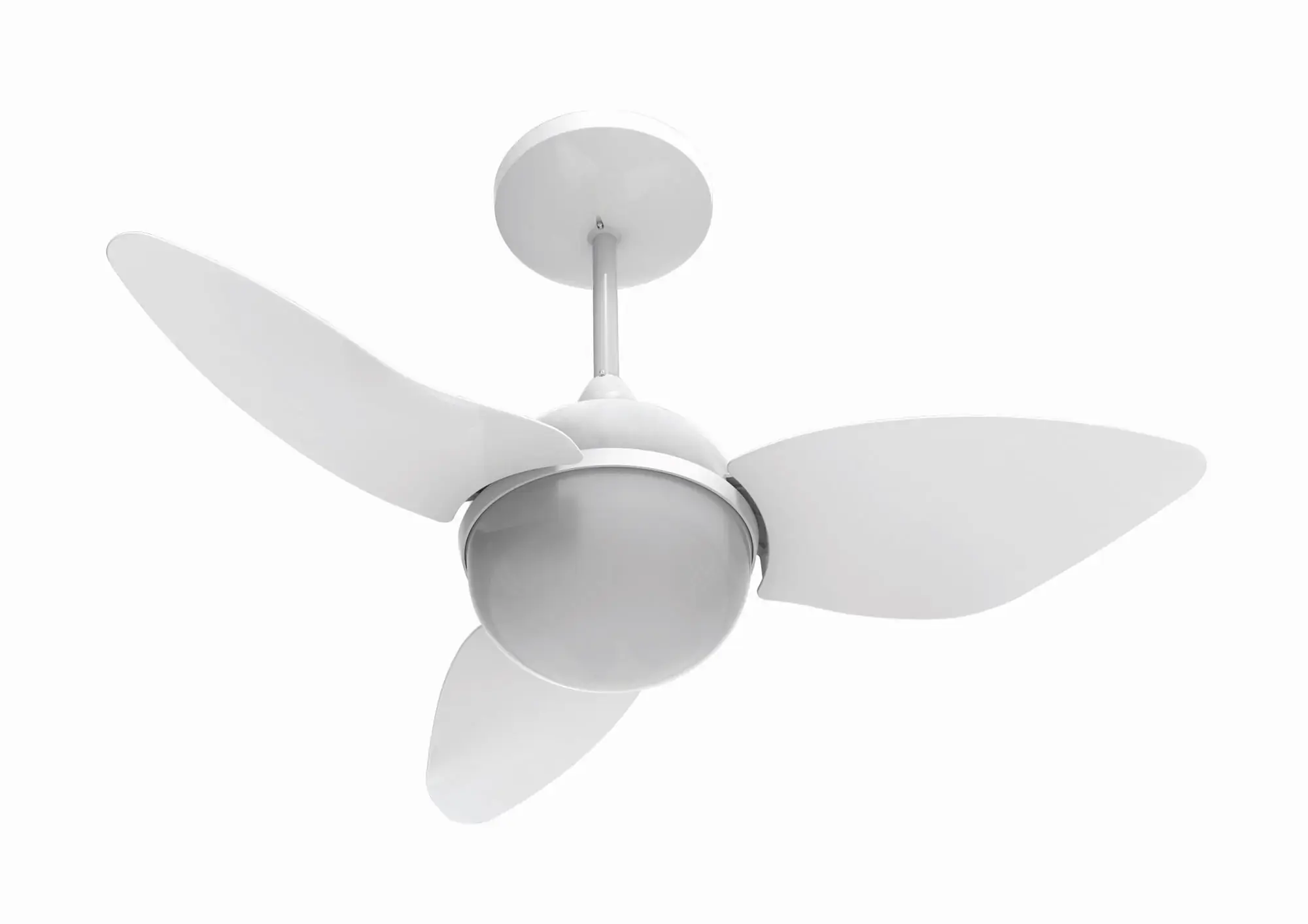 Ventilador Teto Smart C/3 Pas Branco C/controle 220v 81cm Aliseu