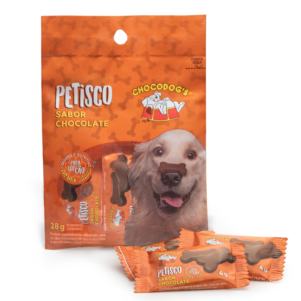 Snack Chocodog Para Cães Adultos E Filhotes Pastilha
