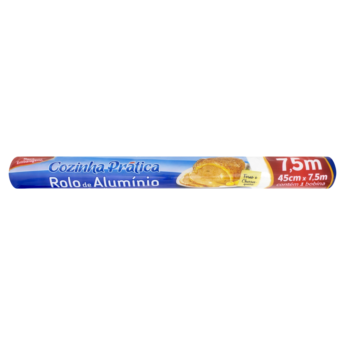 Rolo de Papel Alumínio ROLLOMINIO 45cm x 7,5m