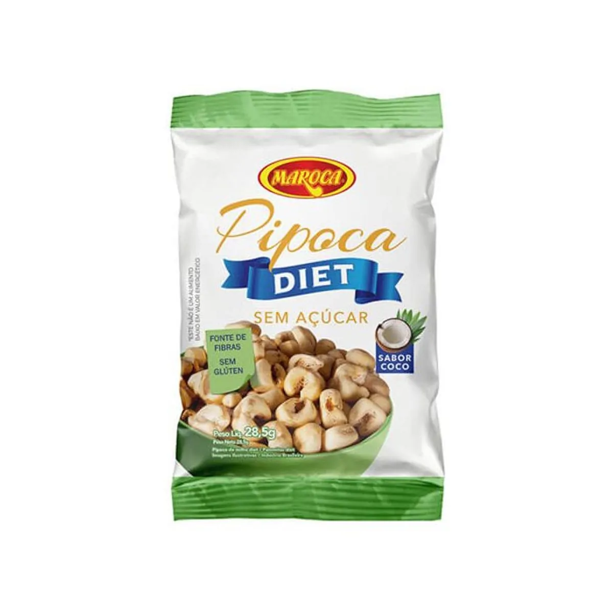 Pipoca Diet Sabor Coco Maroca 28,5g