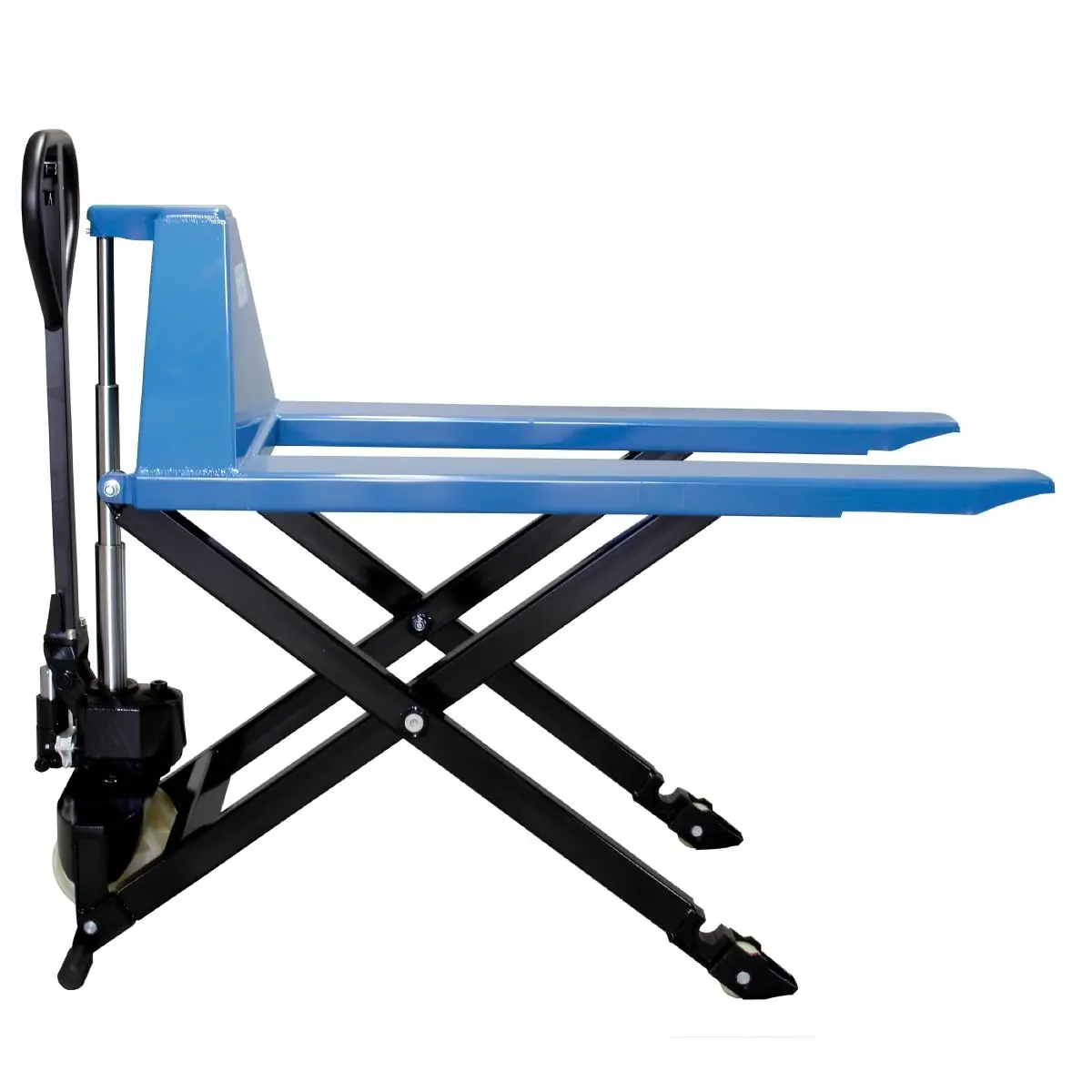Paleteira Carro Hidráulico Pantográfico 1000kg 685x1150 Mm Roda Simples Nylon Tp1000 Bovenau