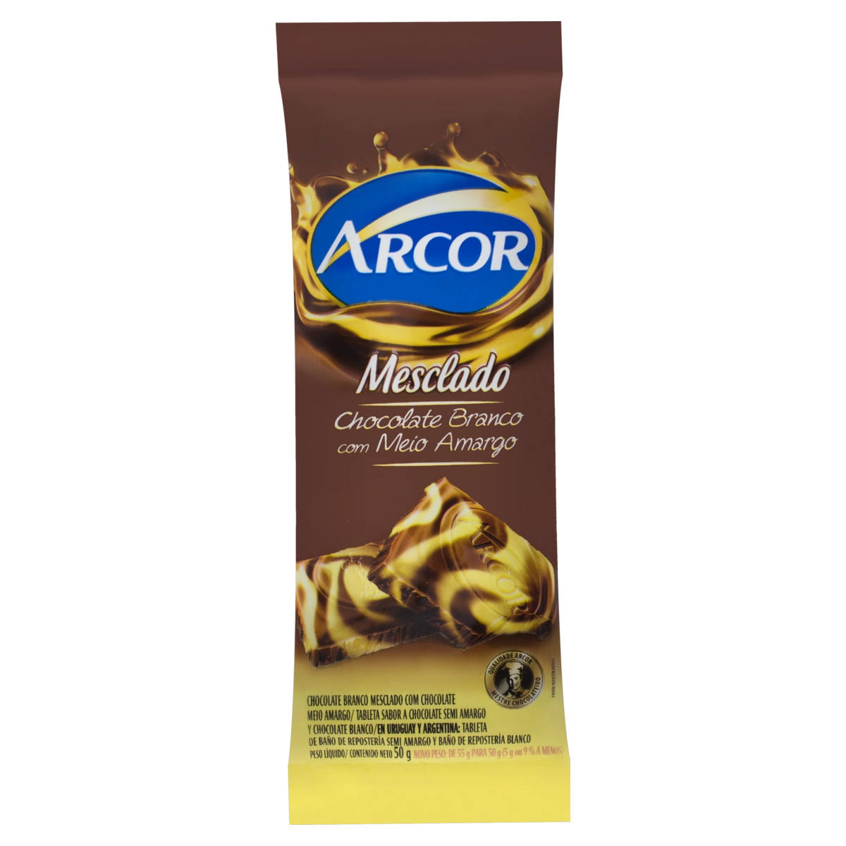 Chocolate Mesclado Arcor Pacote 50g