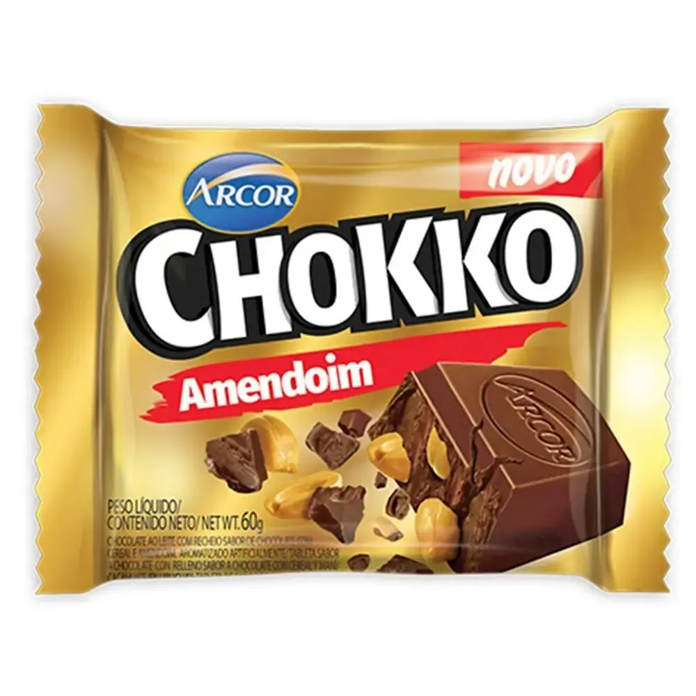 Chocolate Arcor 60g Chokko Amendoim