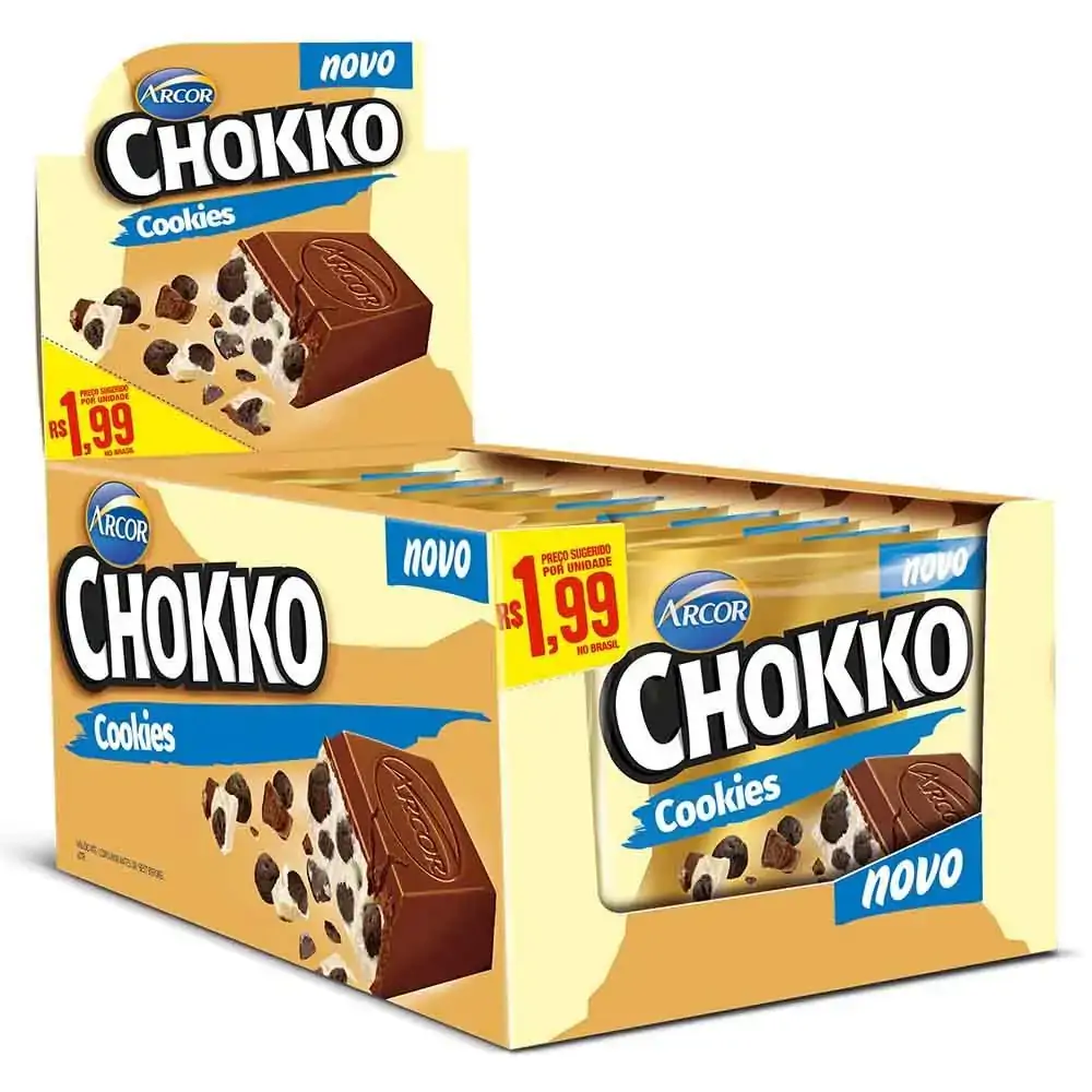 Tablete Chokko Cookies 12x60gr 1x720gr
