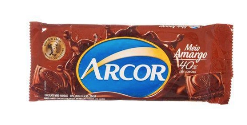 Tablete Chocolate Meio Amargo 100g Arcor