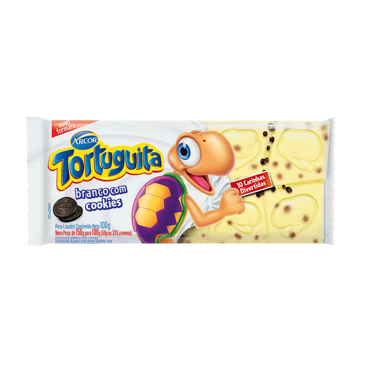 Chocolate Tortuguita Branca