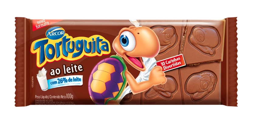 Chocolate Ao Leite Tortuguita Pacote 100g