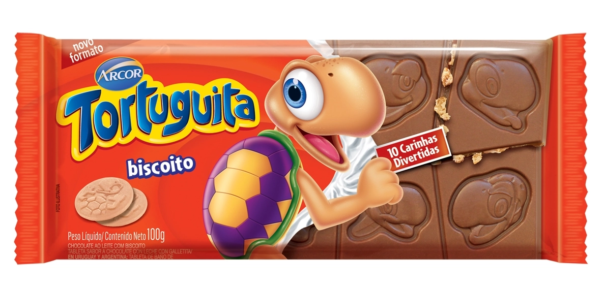 Chocolate Tortuguita Biscoito