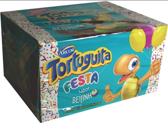 Tortuguita Chocolate Beijinho 17,5g C/24 Arcor