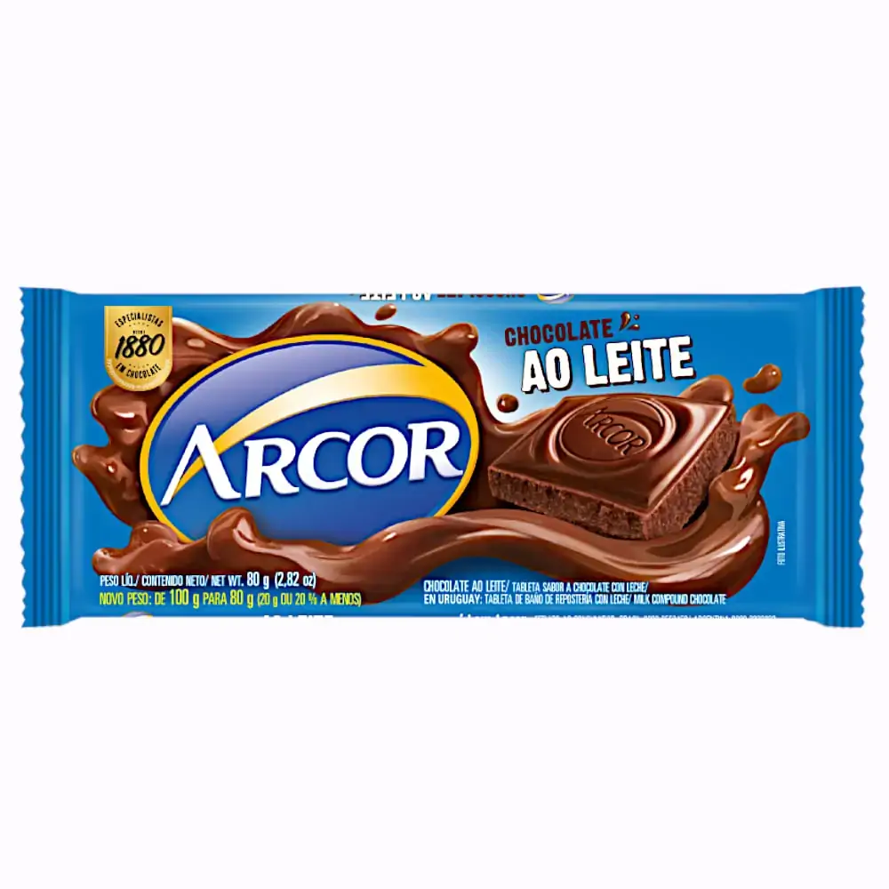 Choc Arcor Ao Leite 150g