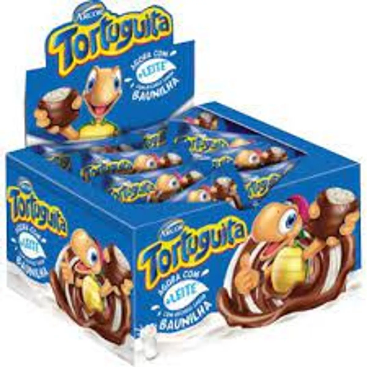 Chocolate Recheio Baunilha Tortuguita Pacote 15,5g
