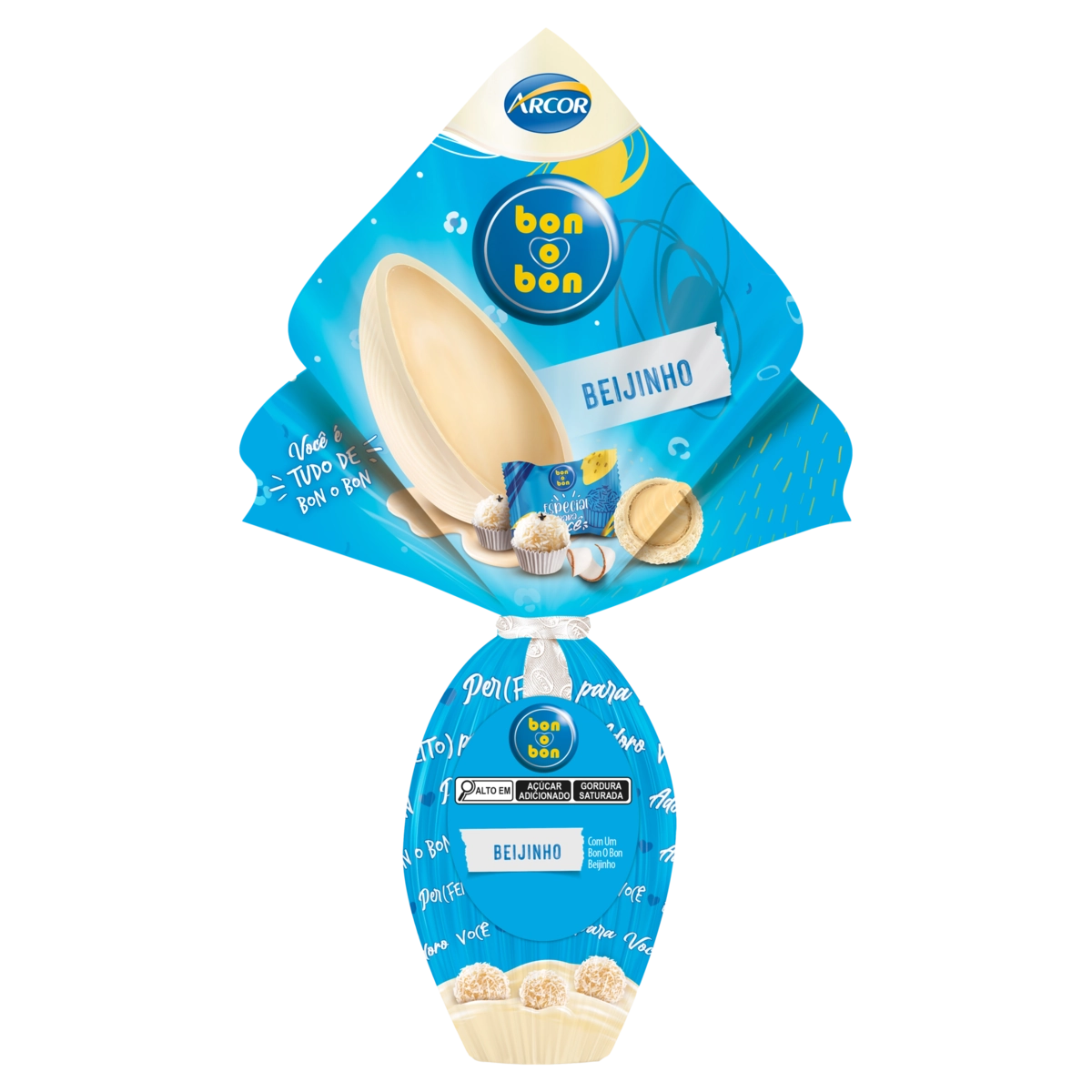Ovo de Páscoa Bon o Bon Beijinho Arcor 150g