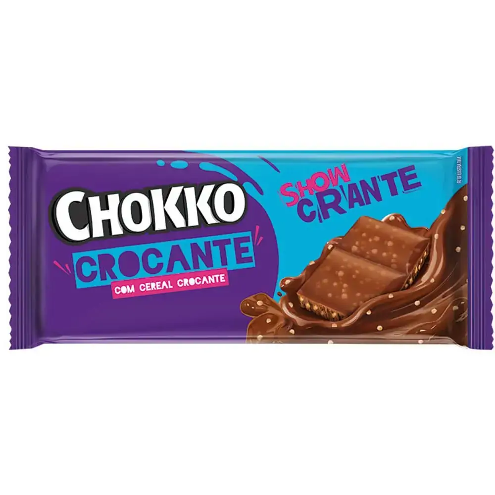 Chocolate Crocante Chokko Show Crante Tablete 65g