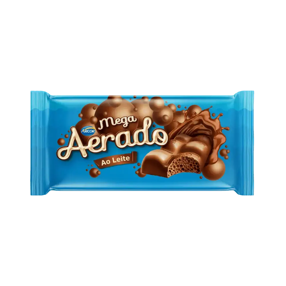 Choc Arcor Tb 22g Mega Aerado Ao Leite