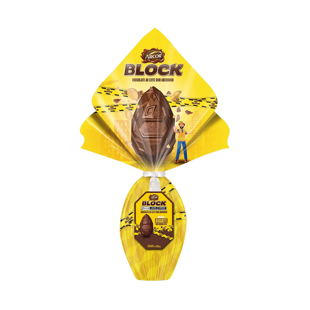 Ovo Pascoa Arcor Block 230g